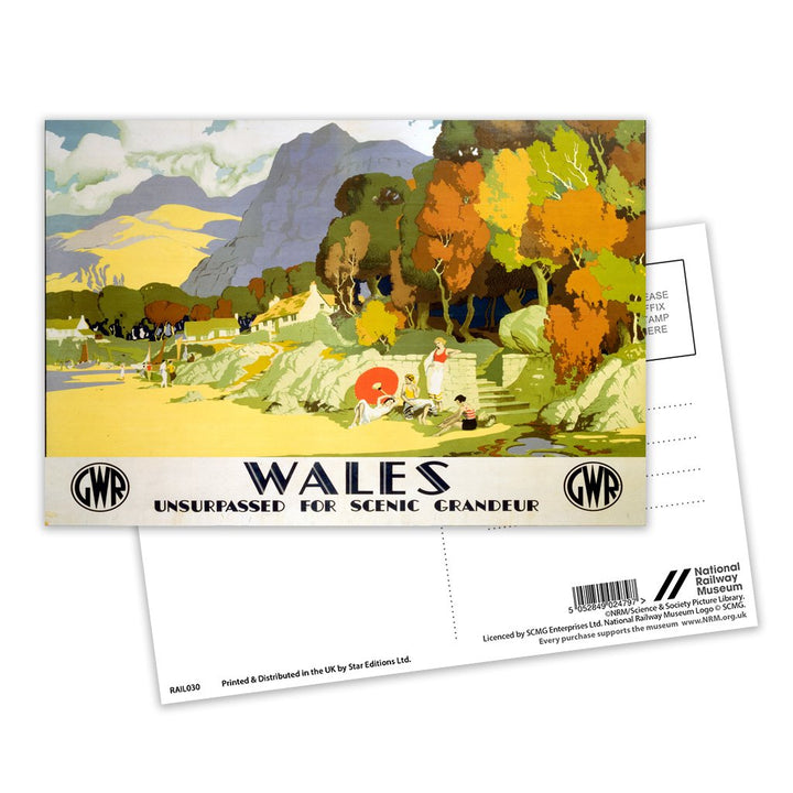 Wales, Scenic Grandeur Postcard Pack of 8