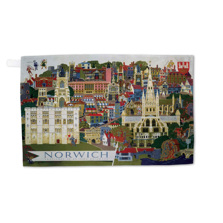 Norwich Illustration - Tea Towel