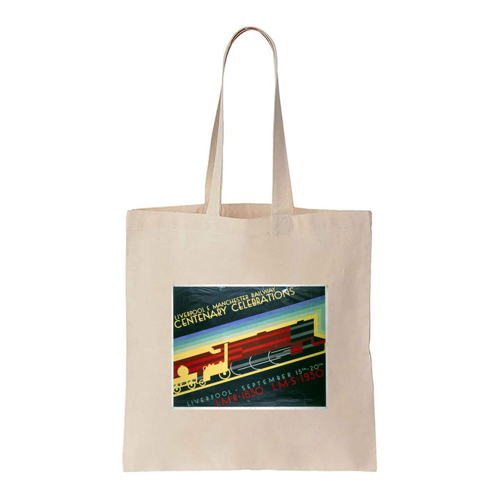 Liverpool to Manchester, Centenary Celebrations - Canvas Tote Bag
