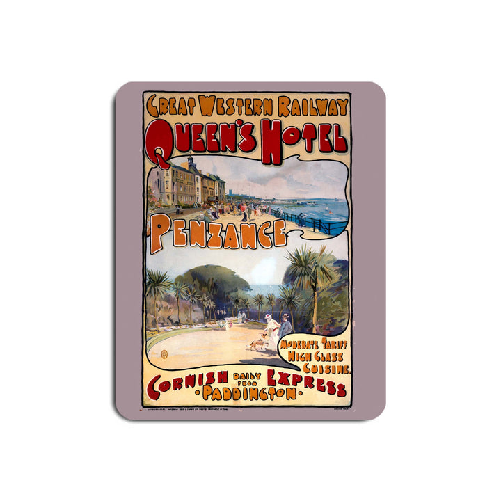 Queens Hotel Penzance - Cornish Express - Mouse Mat