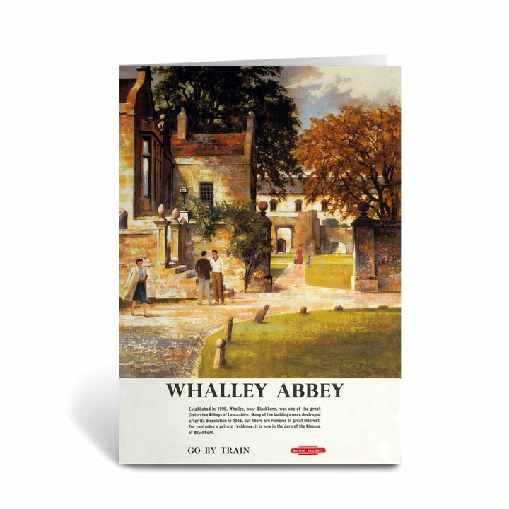 Whalley Abbey, nr. Blackburn Lancashire Greeting Card
