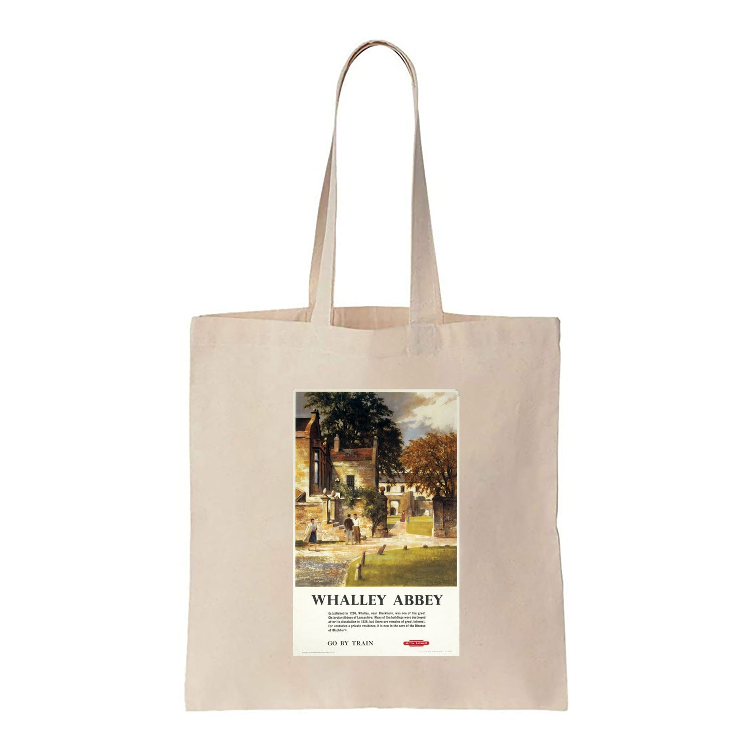 Whalley Abbey, nr. Blackburn Lancashire - Canvas Tote Bag