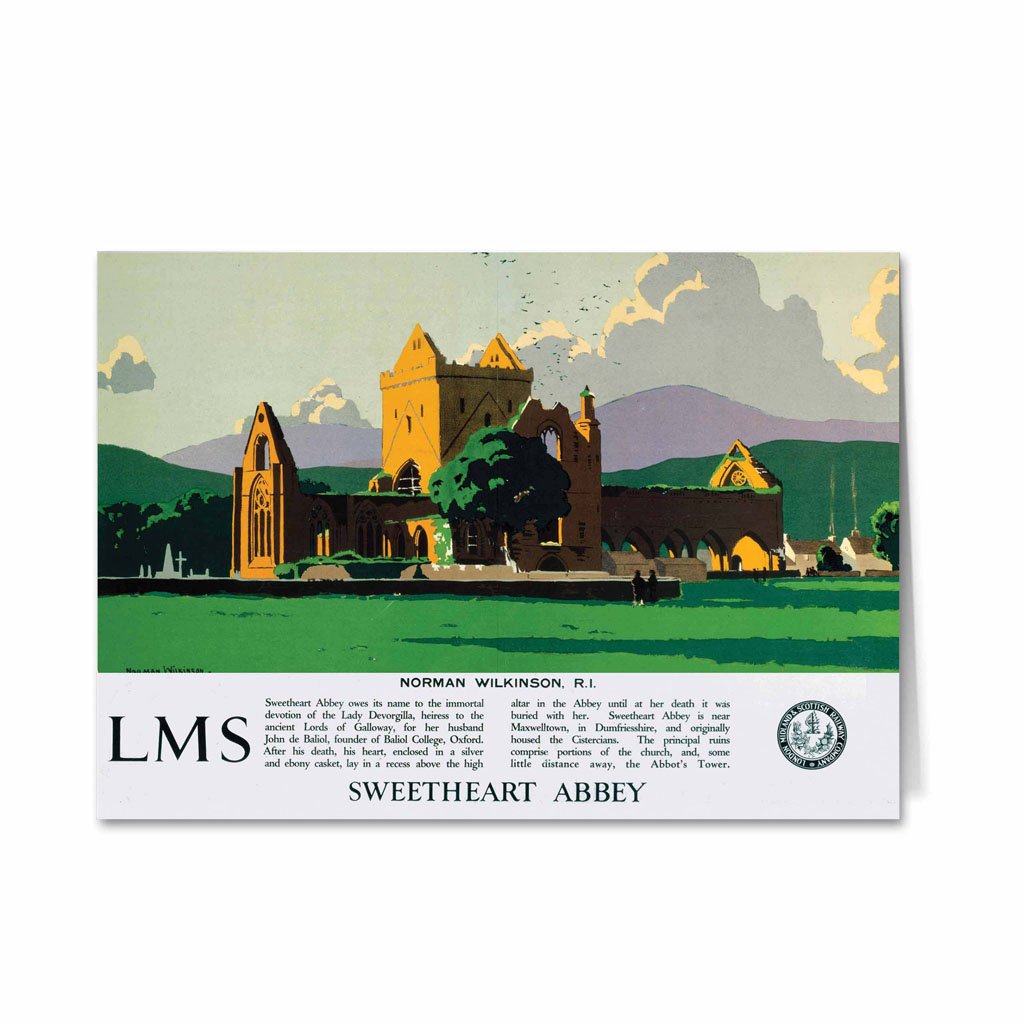 Sweetheart Abbey, Maxwelltown, Dumfriesshire Greeting Card