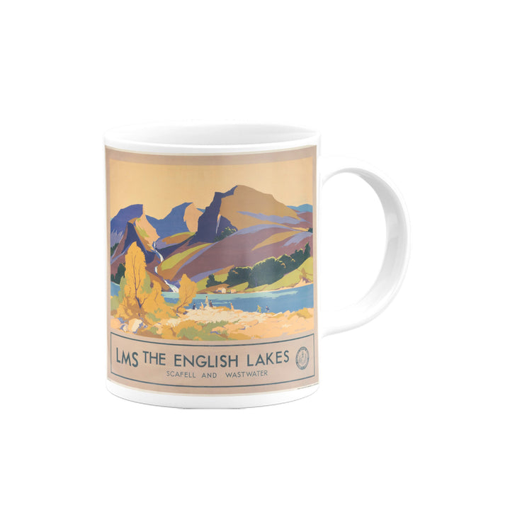 The English Lakes, Scafell and Wastwater Mug