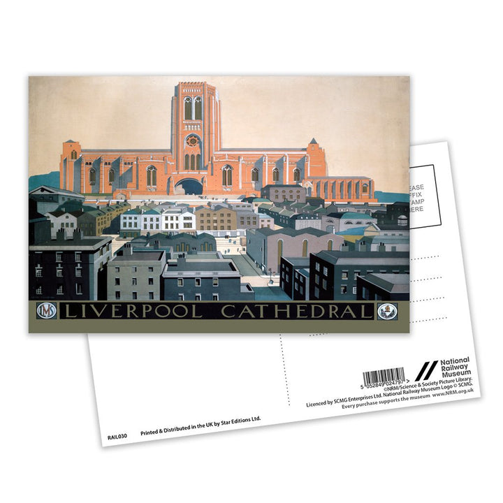 Liverpool Cathedral Postcard Pack of 8
