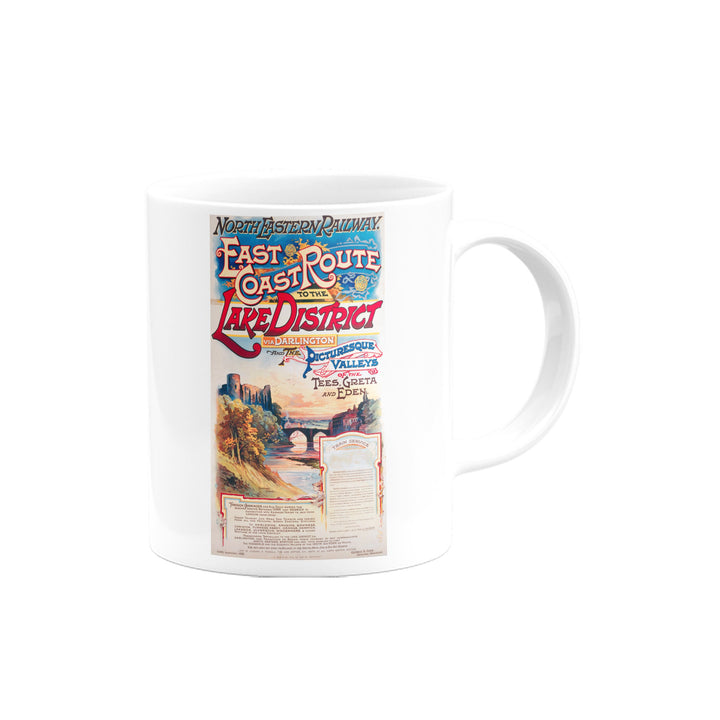 East Coast Route to the Lake District, via Darlington Mug