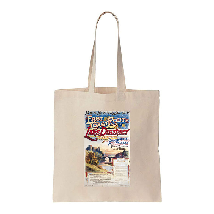 East Coast Route to the Lake District, via Darlington - Canvas Tote Bag