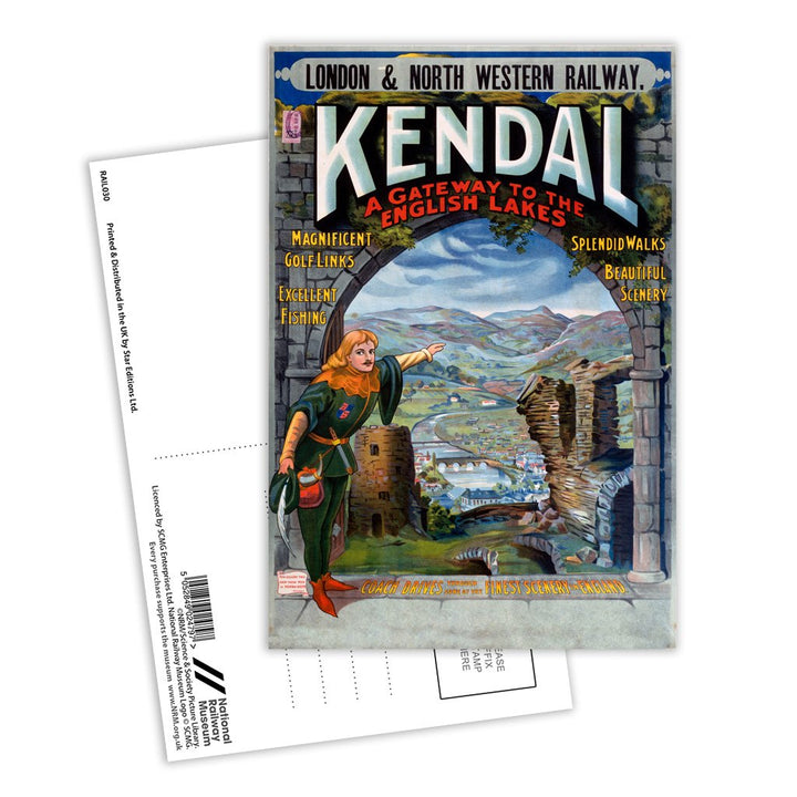 Kendal - Gateway to the English Lakes Postcard Pack of 8