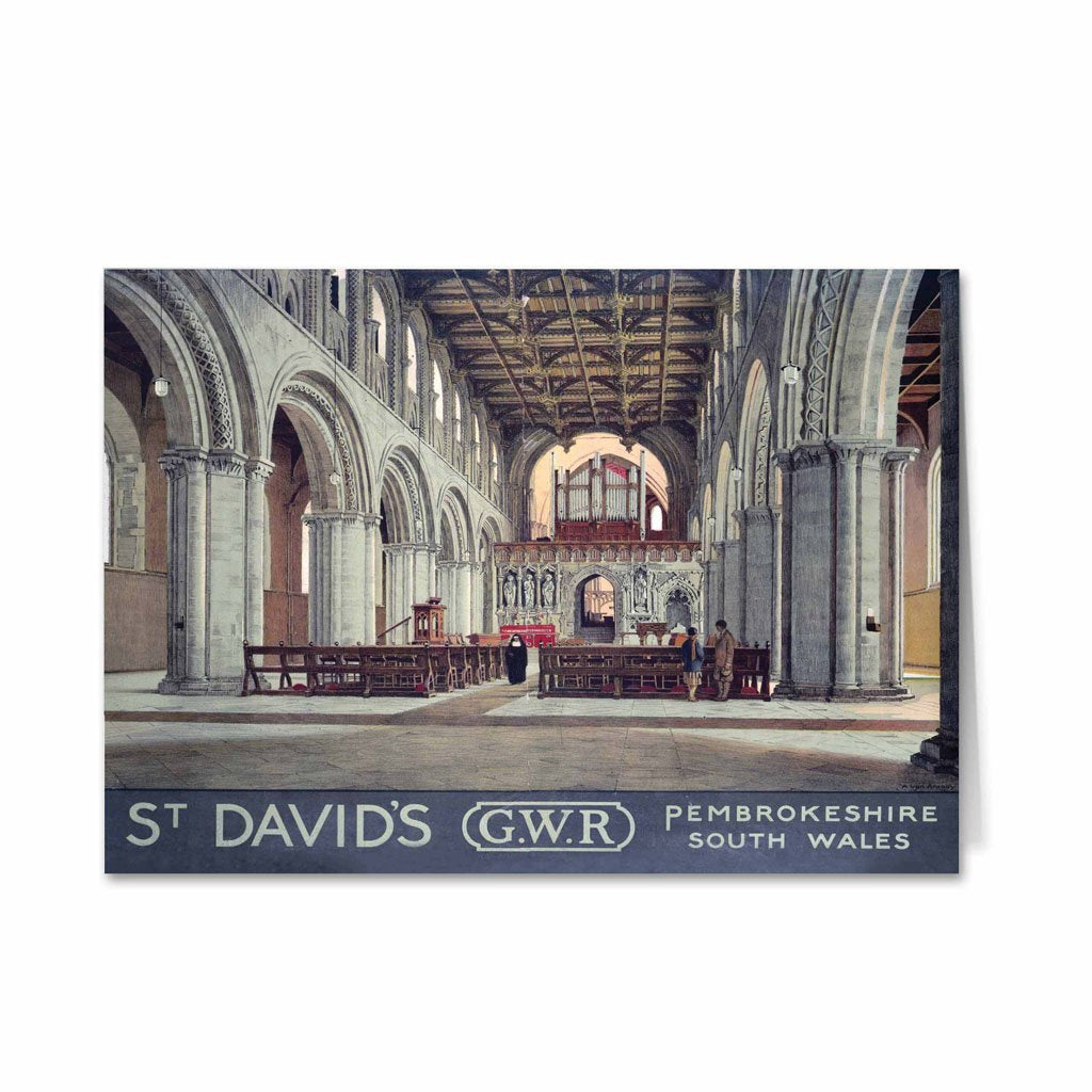 St. Davids Pembrokeshire South Wales Greeting Card