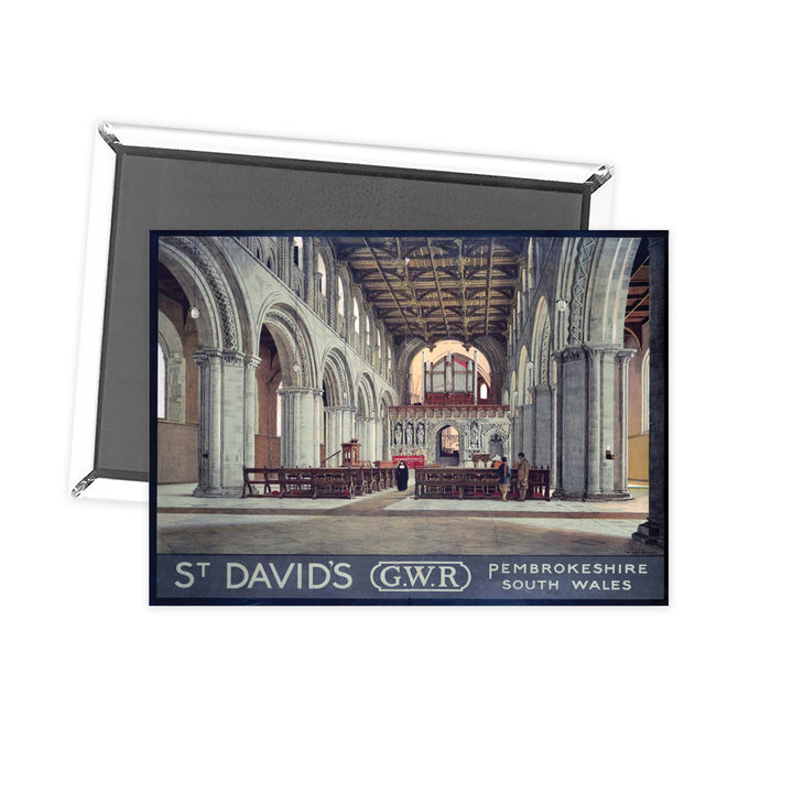 St. Davids Pembrokeshire South Wales Fridge Magnet