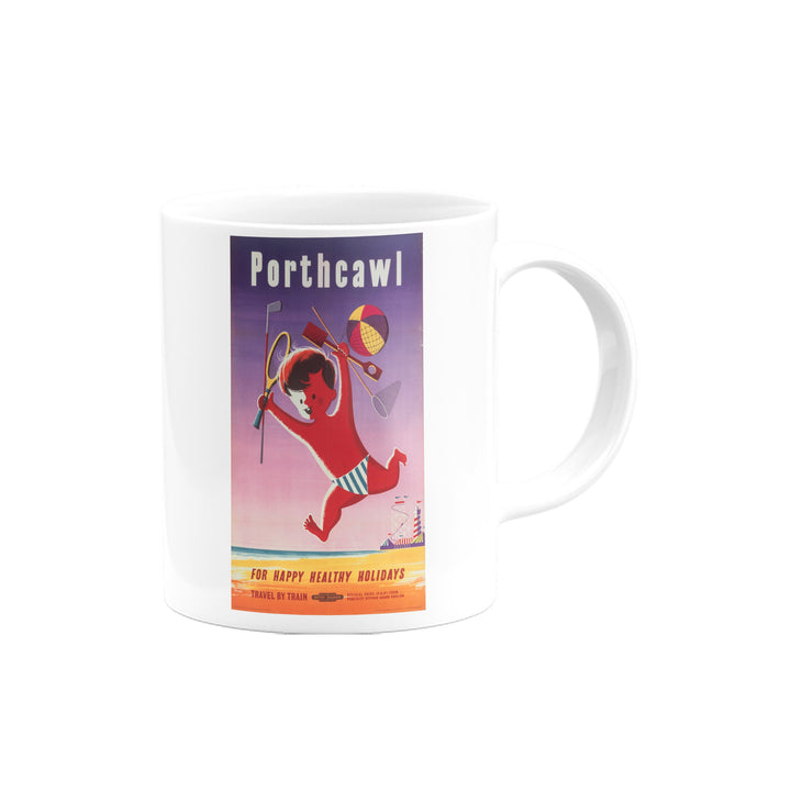 Porthcawl for Happy Holidays - Glamorganshire Mug