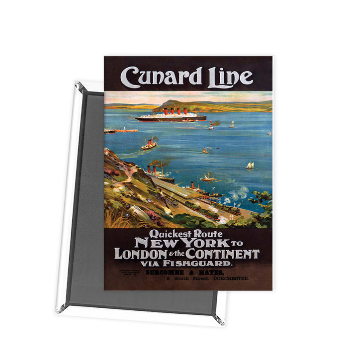 Cunard Line Fridge Magnet