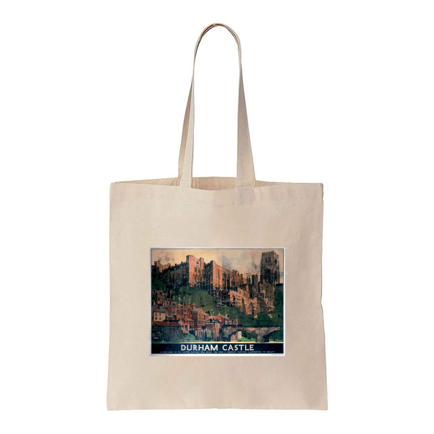Durham Castle - a Postcard - Canvas Tote Bag