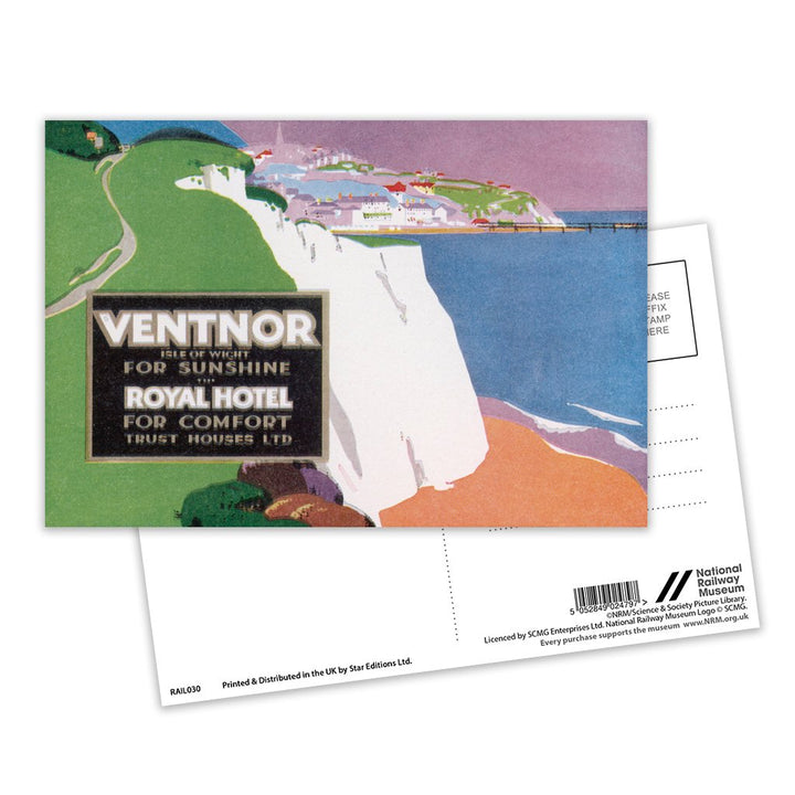 Ventor Isle of Wight for Sunshine Postcard Pack of 8