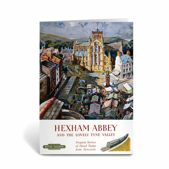 Hexham Abbey, Tyne Valley Greeting Card