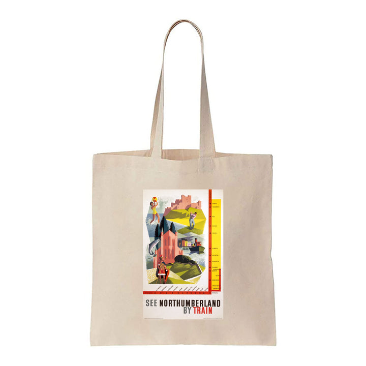 See Northumberland by Train - Canvas Tote Bag