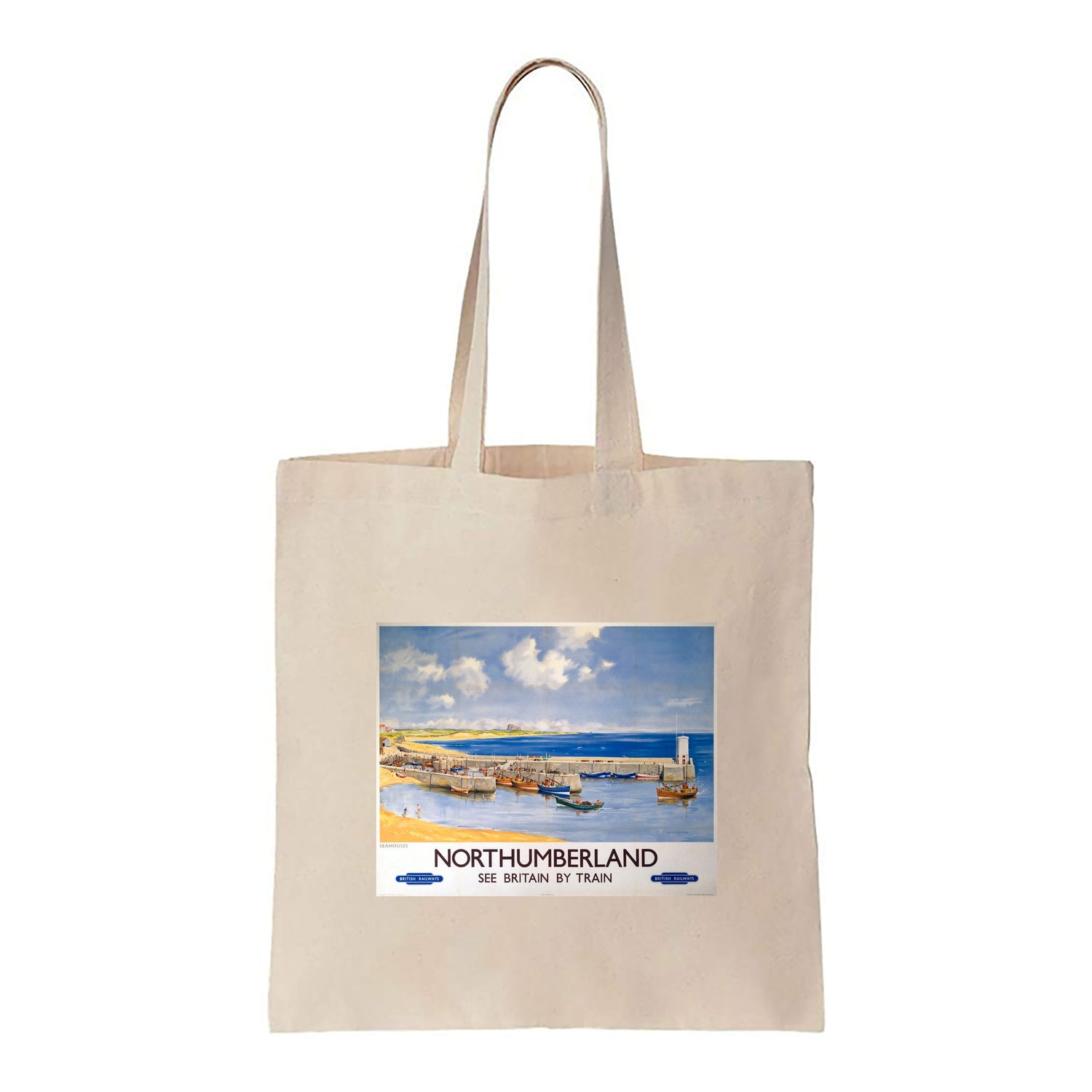Northumberland, Seahouses - Canvas Tote Bag