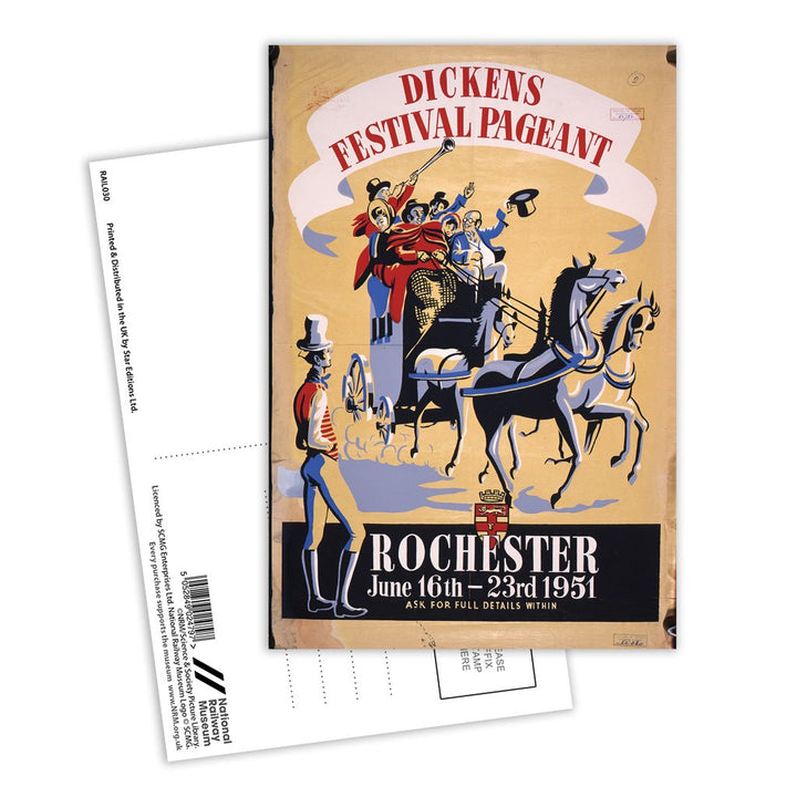 Rochester - Charles Dickens Festival Postcard Pack of 8