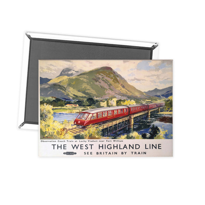 The West Highland Line - Lochy Viaduct nr Fort William Fridge Magnet