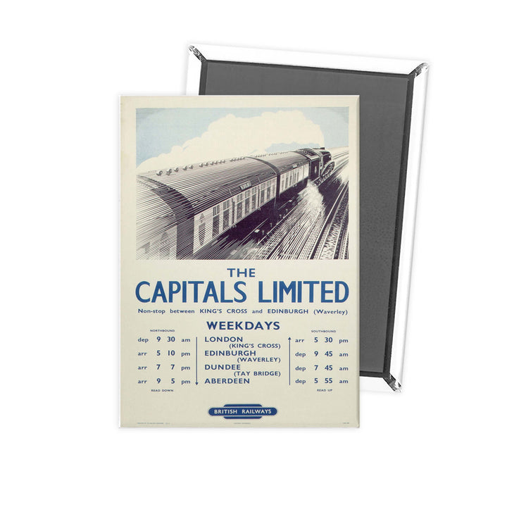 The Capitals Limited - Edinburgh, Dundee, Aberdeen Fridge Magnet
