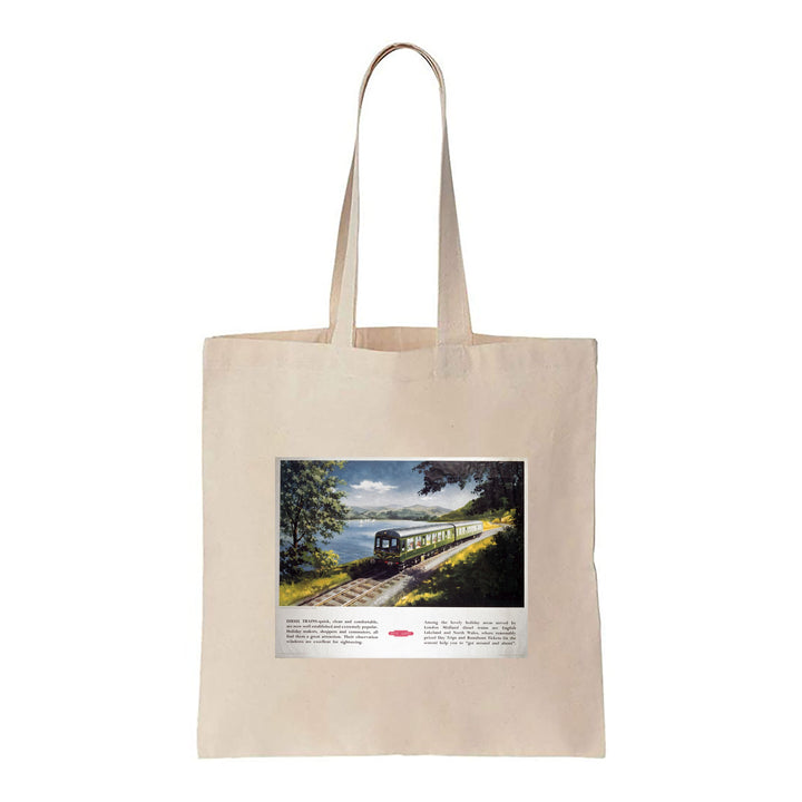 Diesel Trains, English Lakeland and North Wales - Canvas Tote Bag