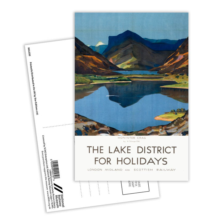 The Lake District, Honister Crag LMS Postcard Pack of 8