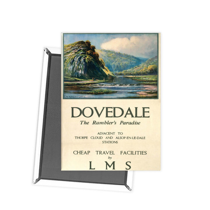 Dovedale - Thorpe Cloud and Alsop-en-le-Dale LMS Fridge Magnet