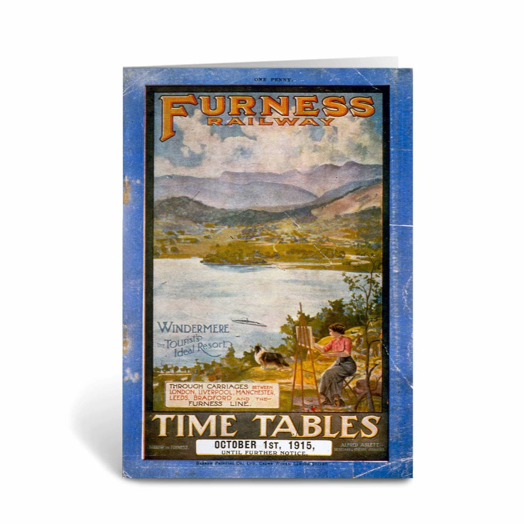 Furness Railway, Windermere Greeting Card