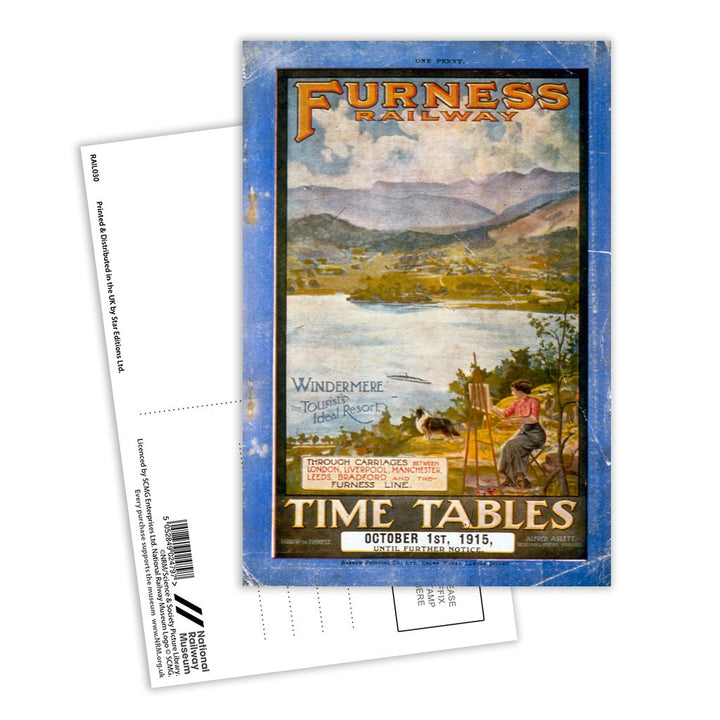 Furness Railway, Windermere Postcard Pack of 8