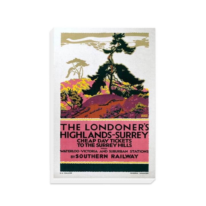 The Londoner's Highlands - Surrey - Canvas