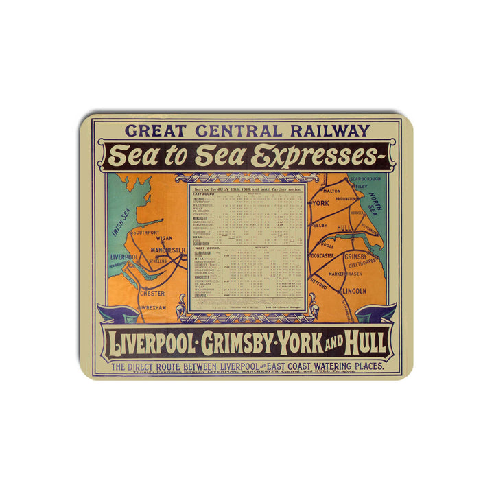 Sea to Sea Expresses - Liverpool, Grimsby, York and Hull - Mouse Mat