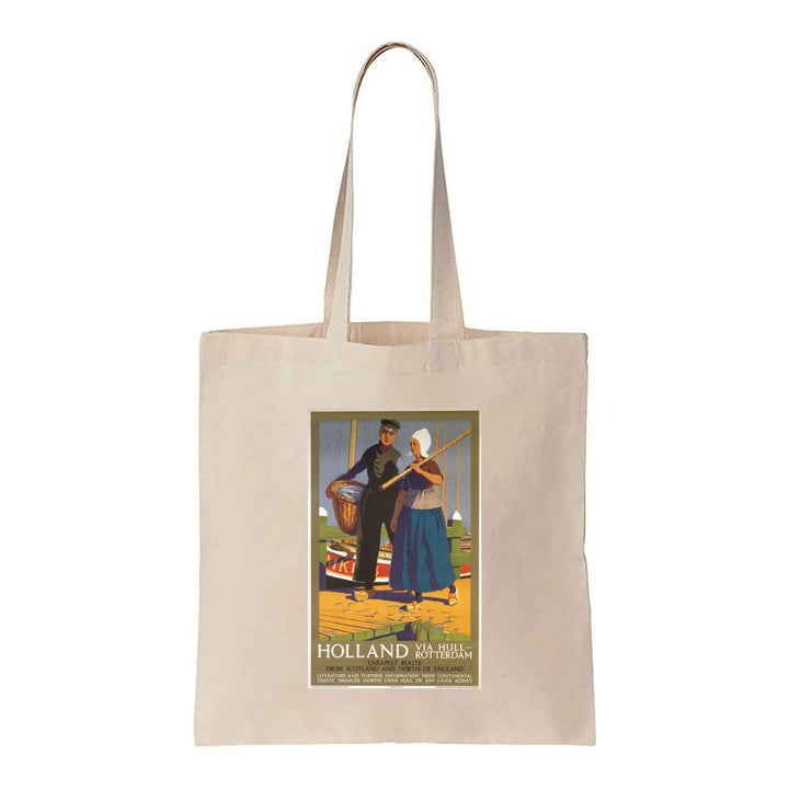 Holland via Hull - Rotterdam - Canvas Tote Bag