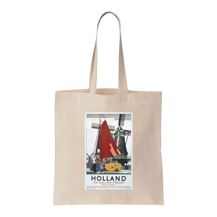 Holland via Hull - Rotterdam - Canvas Tote Bag