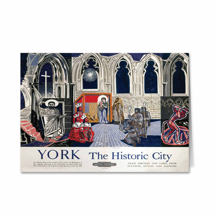 York, the Historic City Greeting Card
