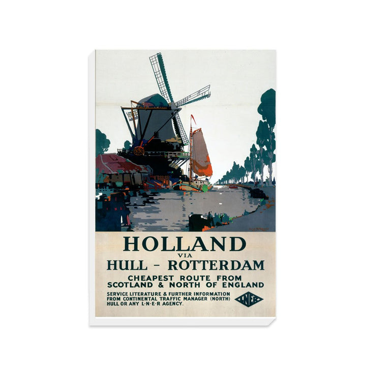 Holland via Hull - Rotterdam - Canvas
