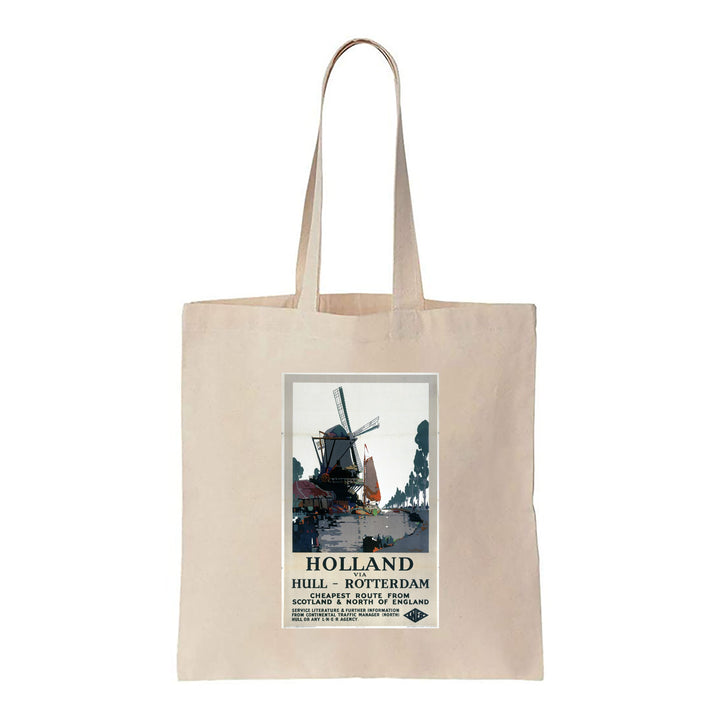 Holland via Hull - Rotterdam - Canvas Tote Bag