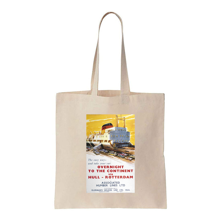 The Continent via Hull and Goole - Canvas Tote Bag