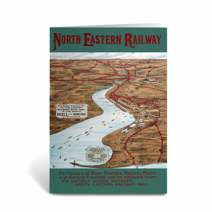 North Eastern Railway - Hull Greeting Card