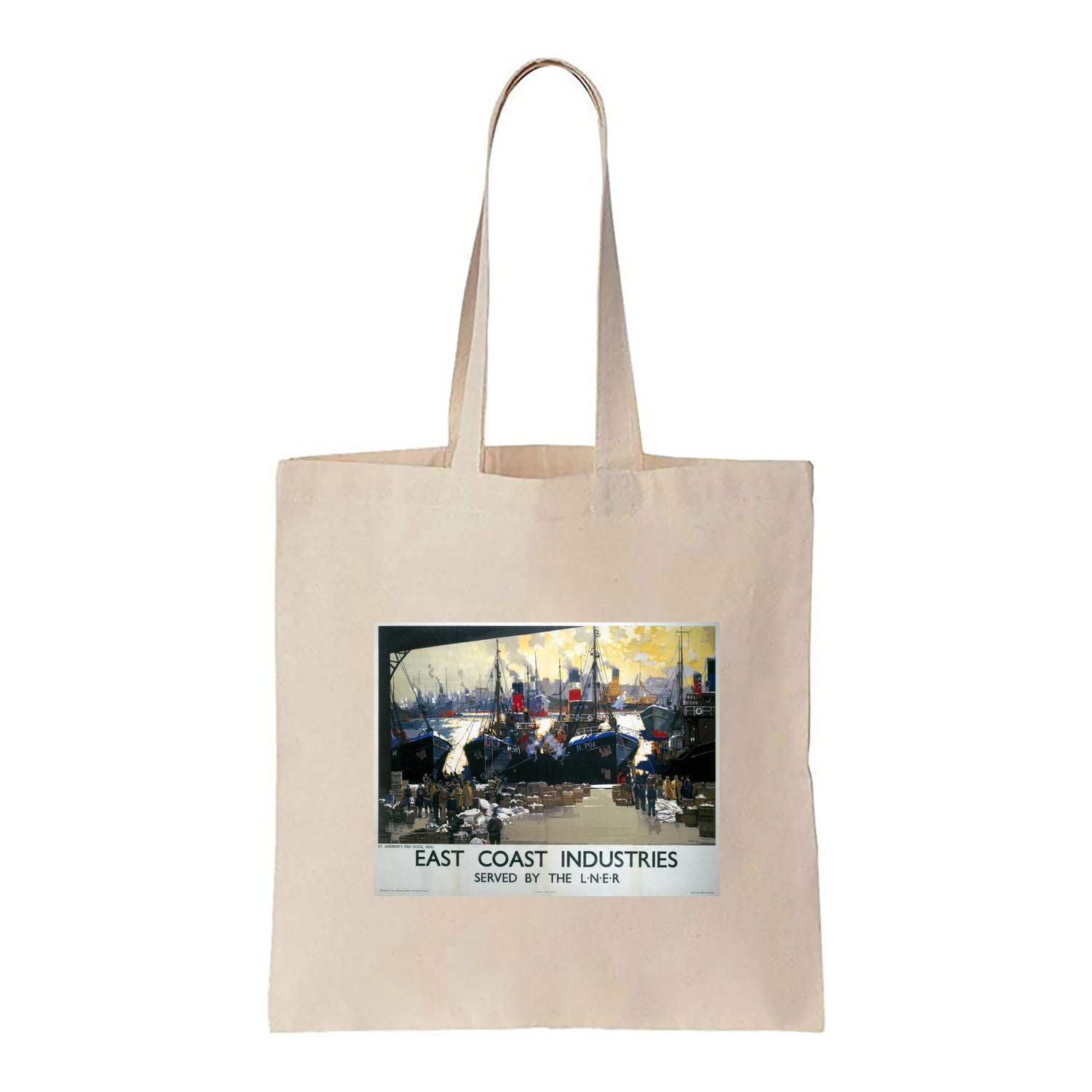 East Coast Industries, Fish Dock Hull - Canvas Tote Bag