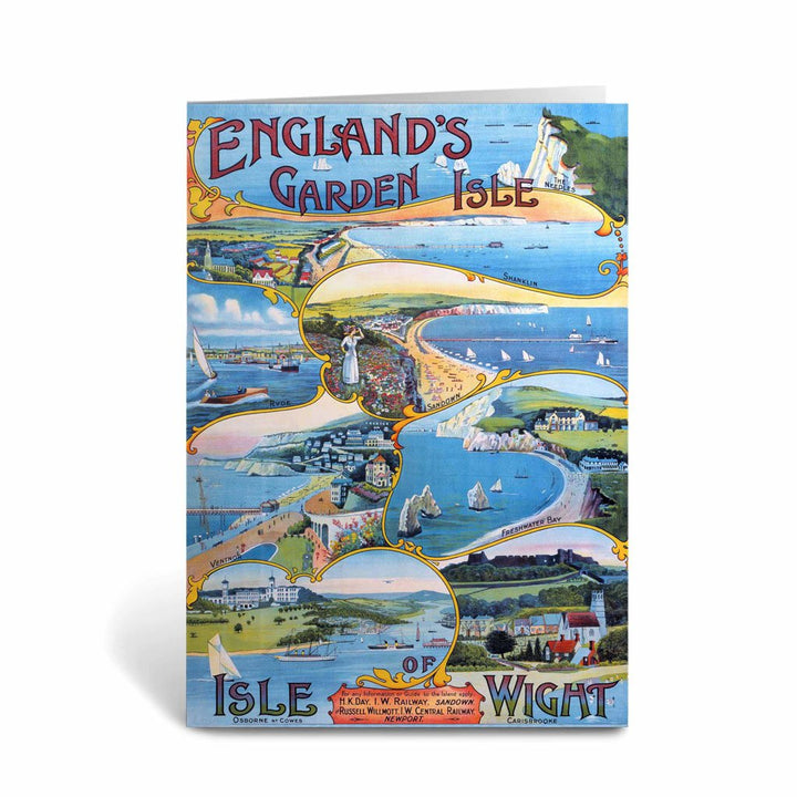 Isle of Wight - England's Garden Isle Greeting Card