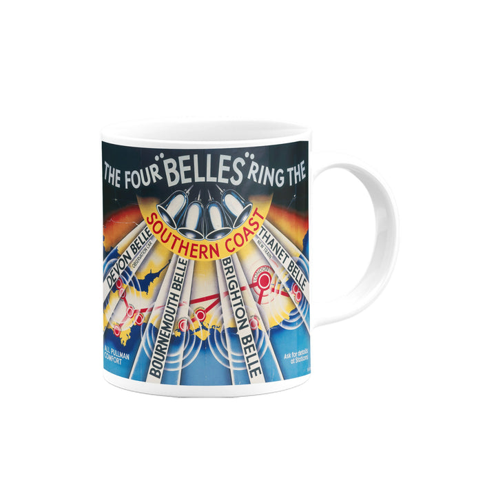 The Four Belles Southern Coast - Devon, Bournemouth, Brighton, Thanet Mug