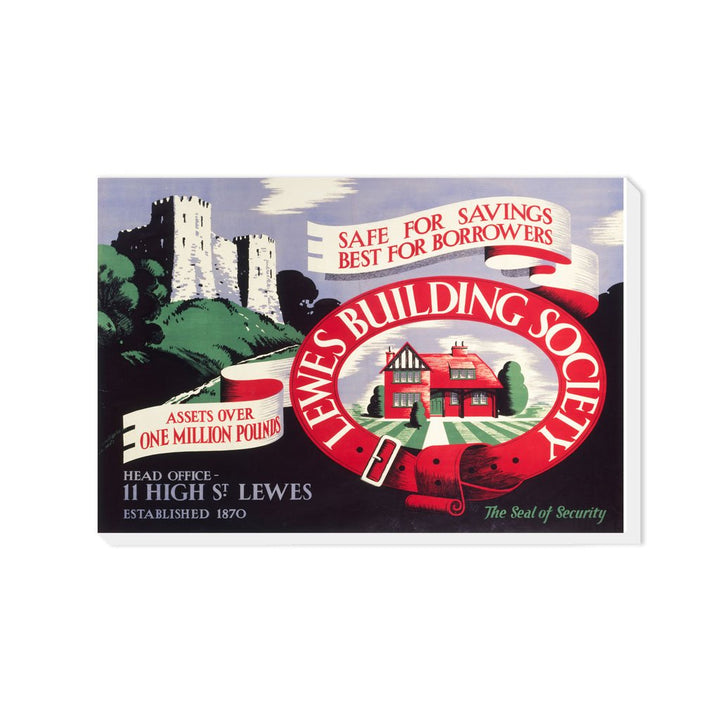 Lewes Building Society - Seal of Security - Canvas