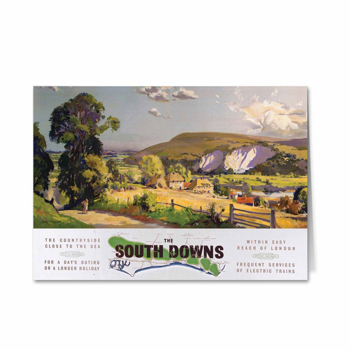 The South Downs - Southern Railway Greeting Card
