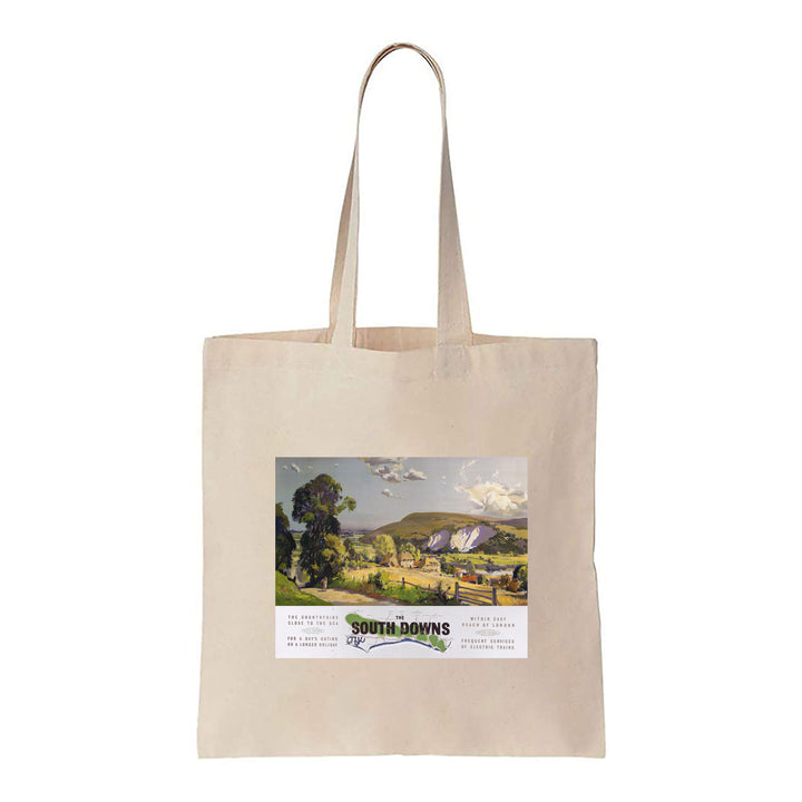 The South Downs - Southern Railway - Canvas Tote Bag
