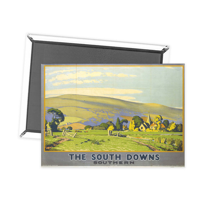 The South Downs - Southern Railway Fridge Magnet