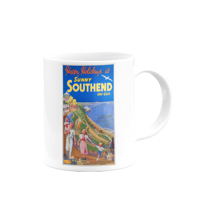 Sunny Southend on Sea - Happy Holidays Mug