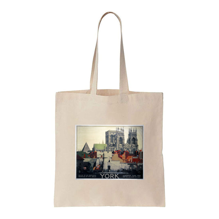 York, Relics of 20 Centuries - Canvas Tote Bag