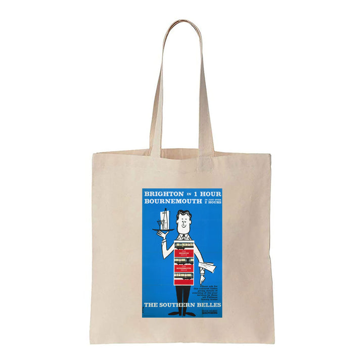 Southern Belles - Brighton and Bournemouth - Canvas Tote Bag