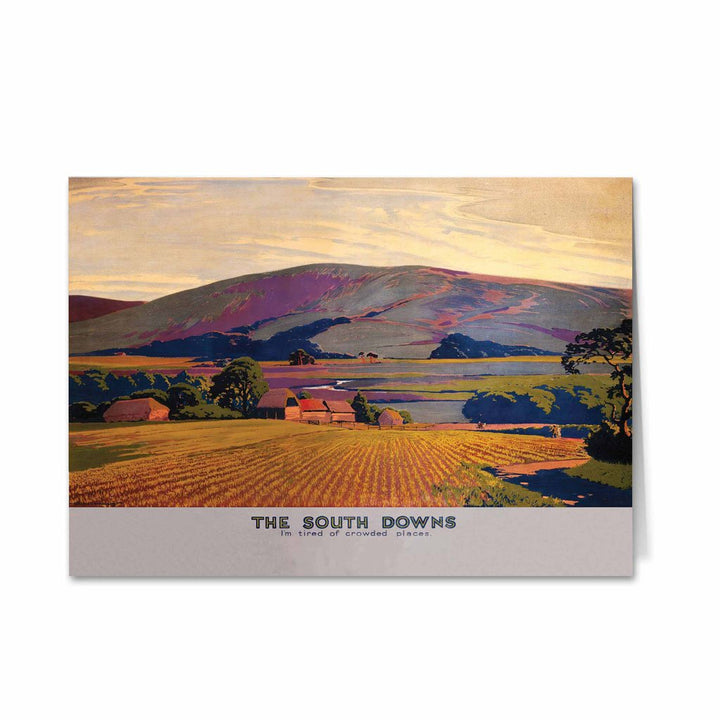 The South Downs - Southern Rambles Greeting Card