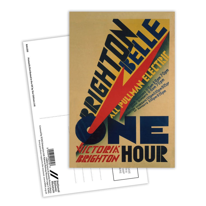 Brighton Belle Pullman Postcard Pack of 8